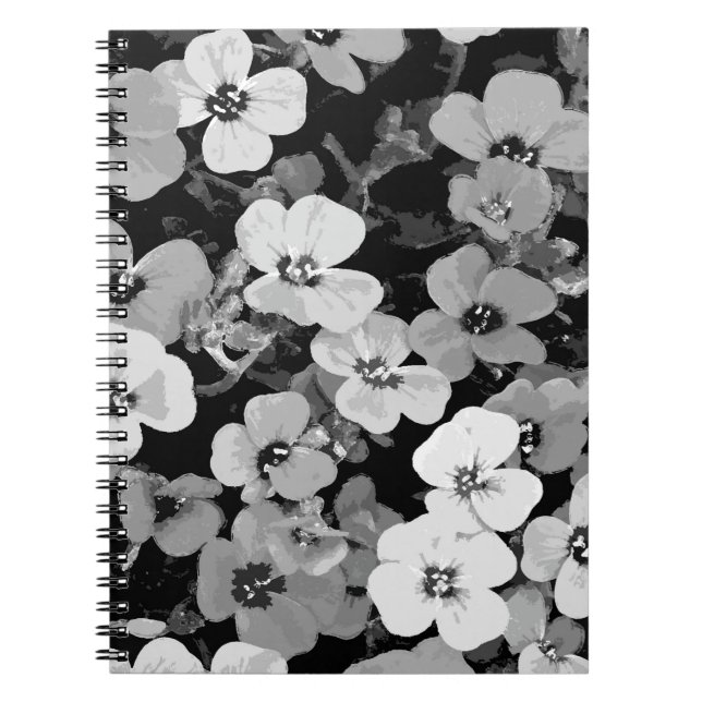 Aquarellrot - Blume 2 Notizblock (Vorderseite)