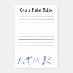 Aquarellsalon Personalisiert Post-it Klebezettel