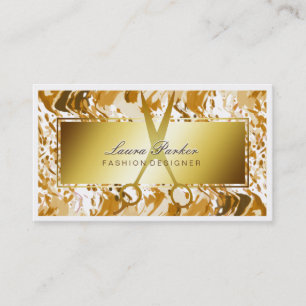 Aquarellschere Visitenkarte