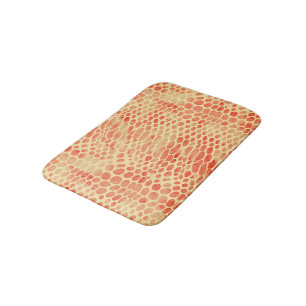 Aquarellschlange Druck Badematte