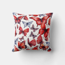 Aquarellschmetterlinge Kissen