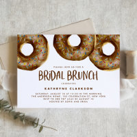 Aquarellschokolade Sprinkle Donuts Bridal Brunch