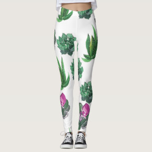 Aquarellsikkulturen Nahtloses Muster Leggings