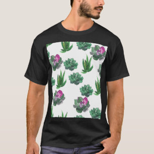 Aquarellsikkulturen Nahtloses Muster T-Shirt