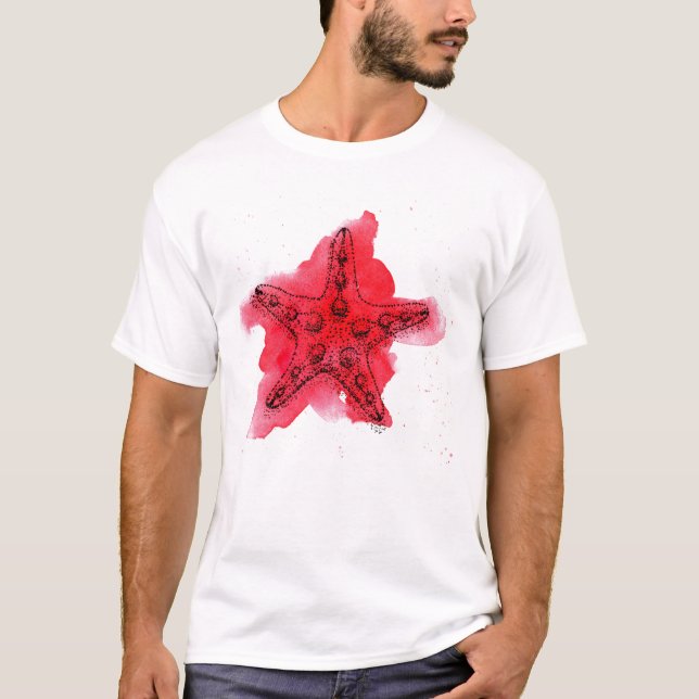 AquarellStarfish T-Shirt (Vorderseite)