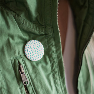 Aquarellsterne - Türkis Button