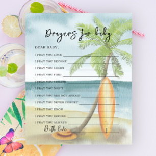 Aquarellstrand - Party   Gebete für Baby