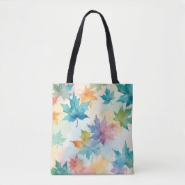 Aquarelltasche für saisonale Blätter Tasche