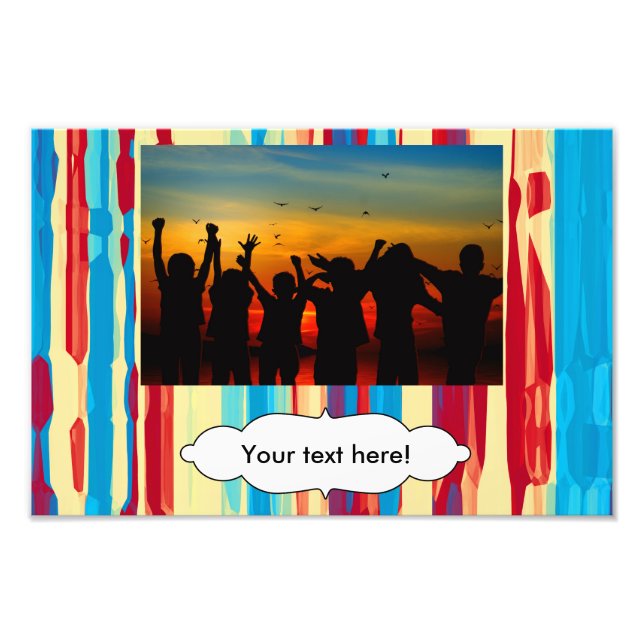 Aquarelltextur Fotodruck (Vorne)