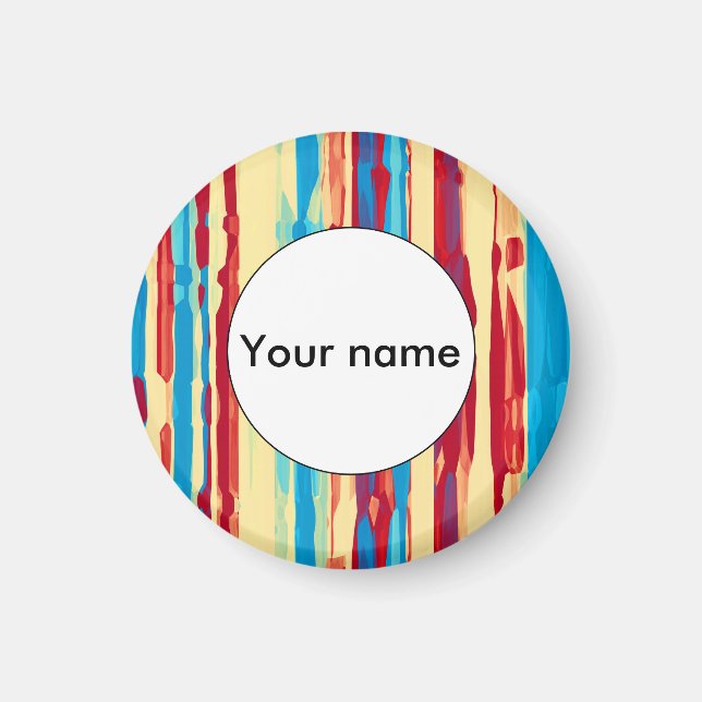 Aquarelltextur Magnet (Vorne)