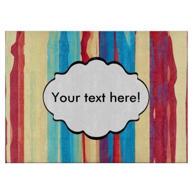 Aquarelltextur Schneidebrett (Vorderseite)