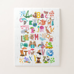 Aquarelltiere Alphabet Erziehungskunst