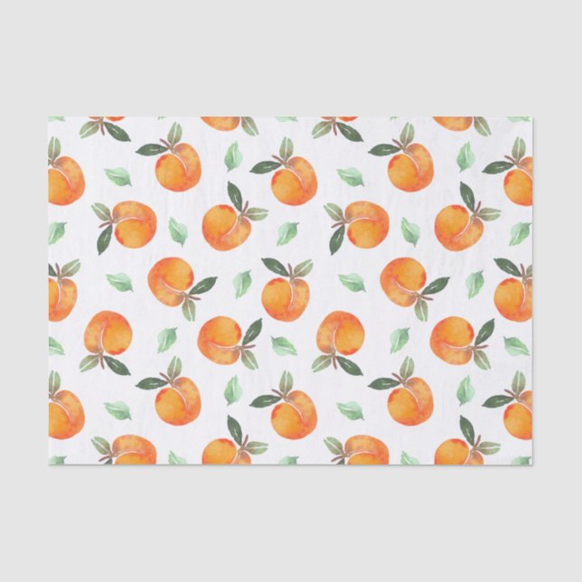 Aquarelltonfrucht Seidenpapier (Vorderseite)