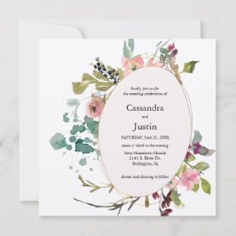 Aquarelltuch Einladung