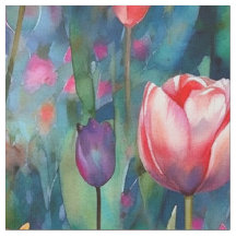 Aquarelltulpen (dunkel)