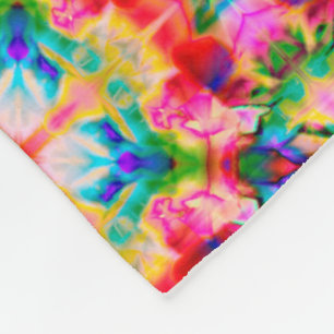 Aquarellverzierung Fleecedecke