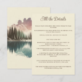 Aquarellwald Begleitkarte