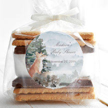 Aquarellwald Fox Babydusche