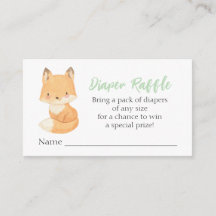 Aquarellwald Fox Diaper Umschließung Ca