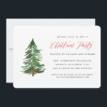 Aquarellwald Weihnachtsfeiertage Party Einladung. Feiertagskarte<br><div class="desc">Aquarellwald Weihnachtsfeiertage Party Einladung. Aquarell</div>