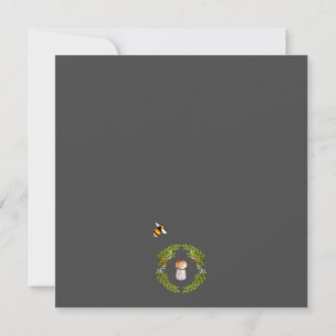 Aquarellwaldbeeren und Pilze Hochzeitskrieg Einladung
