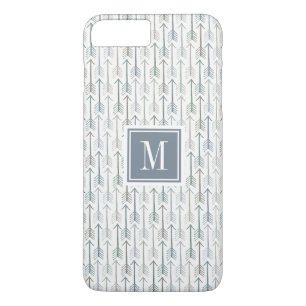 Aquarellwanderlust-Pfeil-Muster des Monogramm- Case-Mate iPhone Hülle
