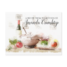 Aquarellwein personalisiertes Rezept