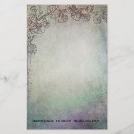 Aquarellwiesen Briefpapier