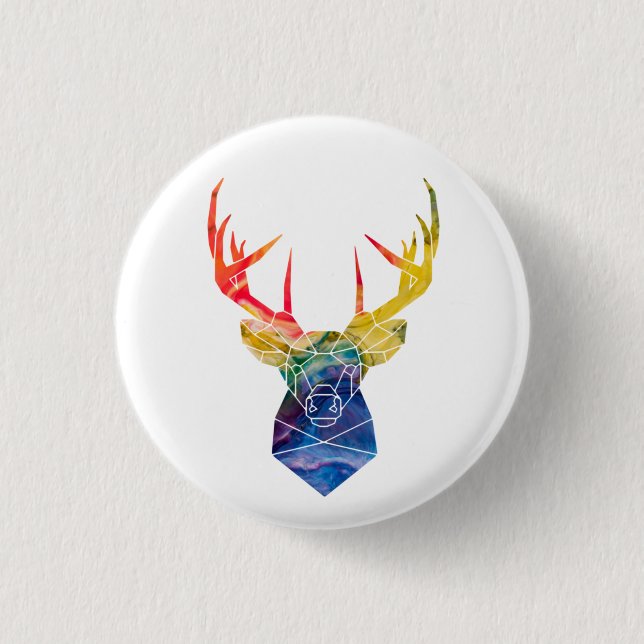 Aquarellwild Button (Vorderseite)