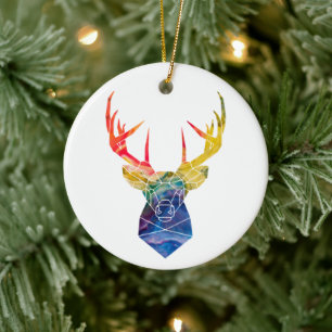 Aquarellwild Keramik Ornament