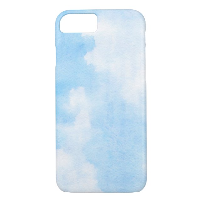 Aquarellwolken und Himmelhintergrund Case-Mate iPhone Hülle (Rückseite)