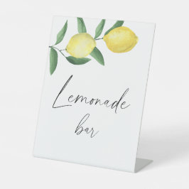 AquarellZitrusfrüchte - modern - Limonade Bar Sockelschild