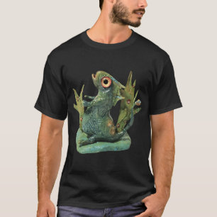 Aquarian Amigo. Grün mit großen roten/gelben Augen T-Shirt