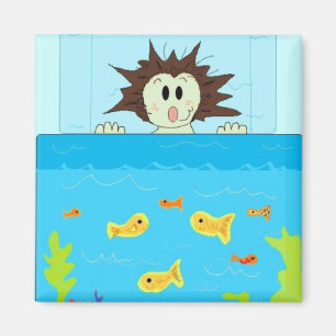 Aquarienansicht Magnet
