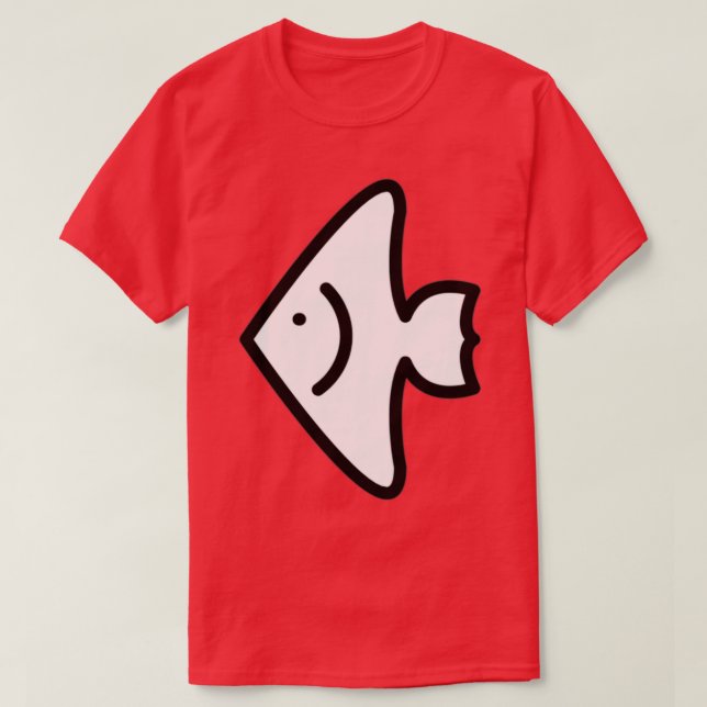 Aquarienfischdesign T-Shirt (Design vorne)