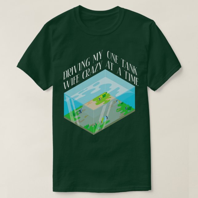 Aquarienfischerei T-Shirt (Design vorne)