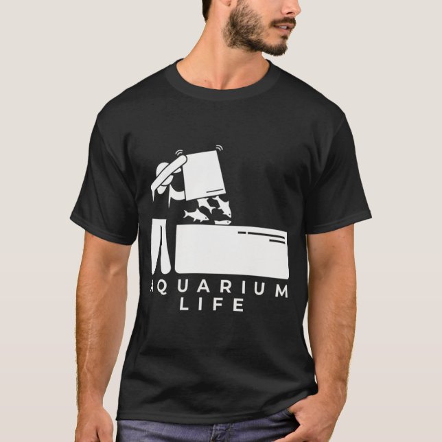 Aquarienleben T-Shirt (Vorderseite)
