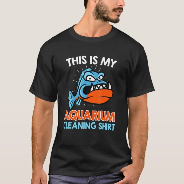 Aquarist Aquarium Reinigung T-Shirt (Vorderseite)