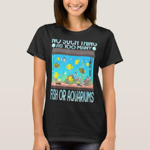 Aquarium Aquarist Fischliebhaber Aquarium Aquascap T-Shirt