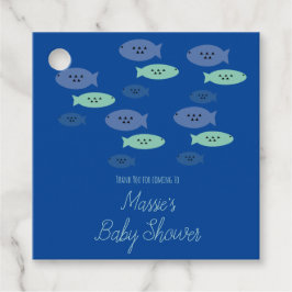Aquarium Aquarium Blue Baby Dusche Danke Geschenkanhänger