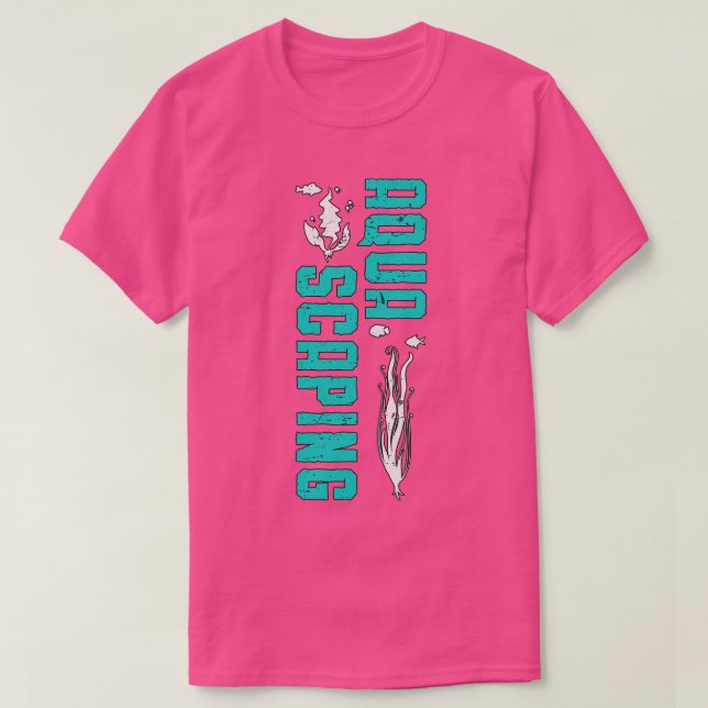 Aquarium Aquascaping Fisch Hüter Funny Aquarist T-Shirt (Design vorne)