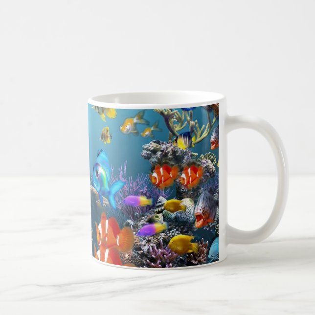 Aquarium-Art Kaffeetasse (Rechts)