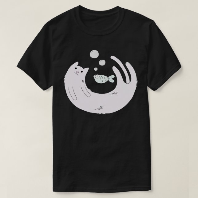 Aquarium Cat T-Shirt (Design vorne)
