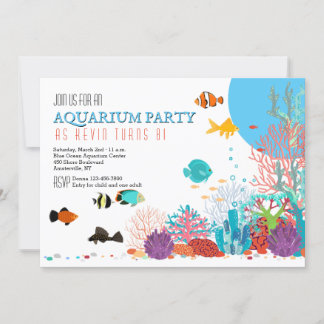 Aquarium Einladung