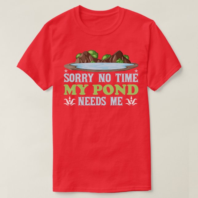 Aquarium Fischzuchtteich T-Shirt (Design vorne)
