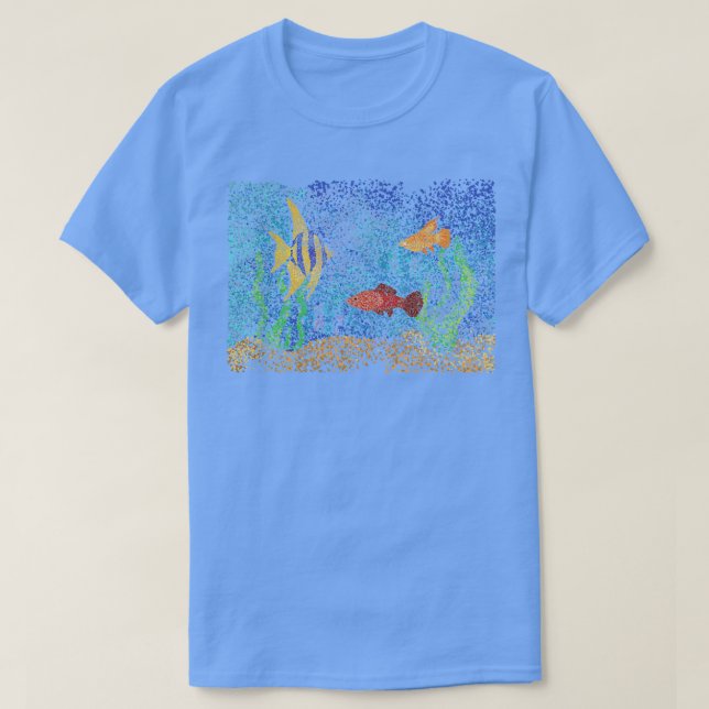 Aquarium Frische Aquarium Fischzucht T-Shirt (Design vorne)