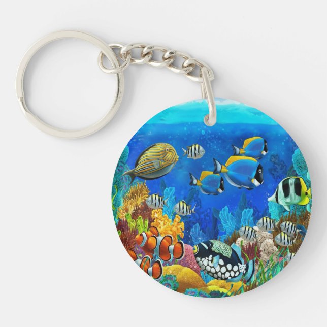 Aquarium keychian schlüsselanhänger (Vorderseite)