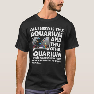 Aquarium Kunst für Männer Frauen Fischliebhaber Fi T-Shirt