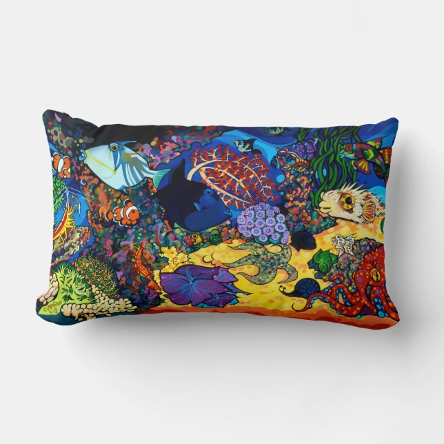 Aquarium Lendenkissen (Vorderseite)