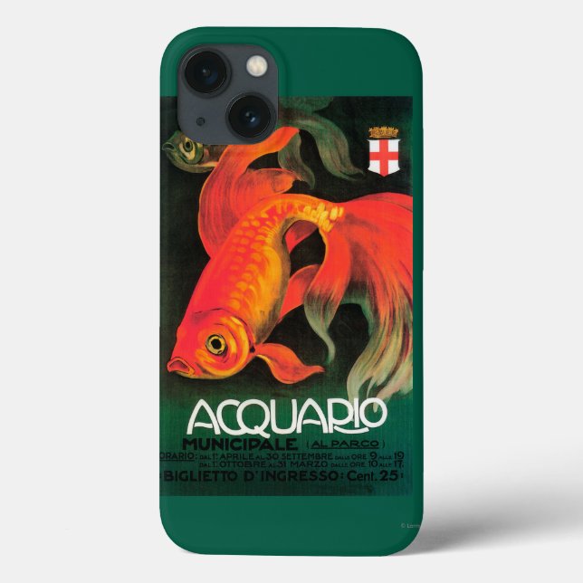 Aquarium & Municipal Park Promotional Poster Case-Mate iPhone Hülle (Rückseite)